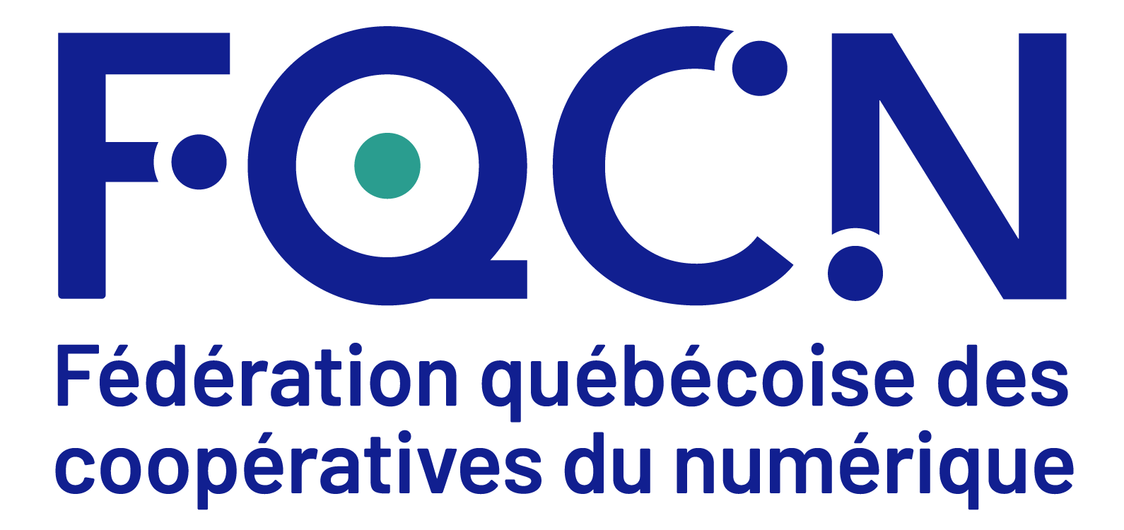Logo FQCN, Fédération québécoise des coopératives du numérique